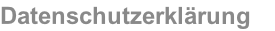 Datenschutzerklärung 